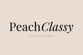 Peach Classy
